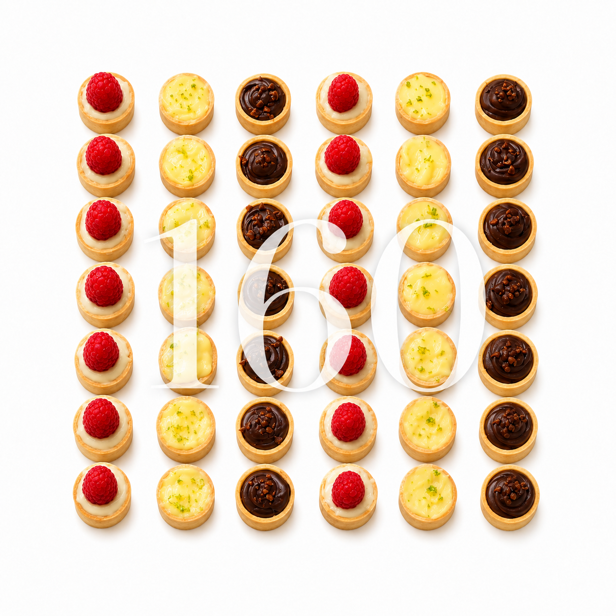 Formule sucrée Célébration – 160 pièces au choix