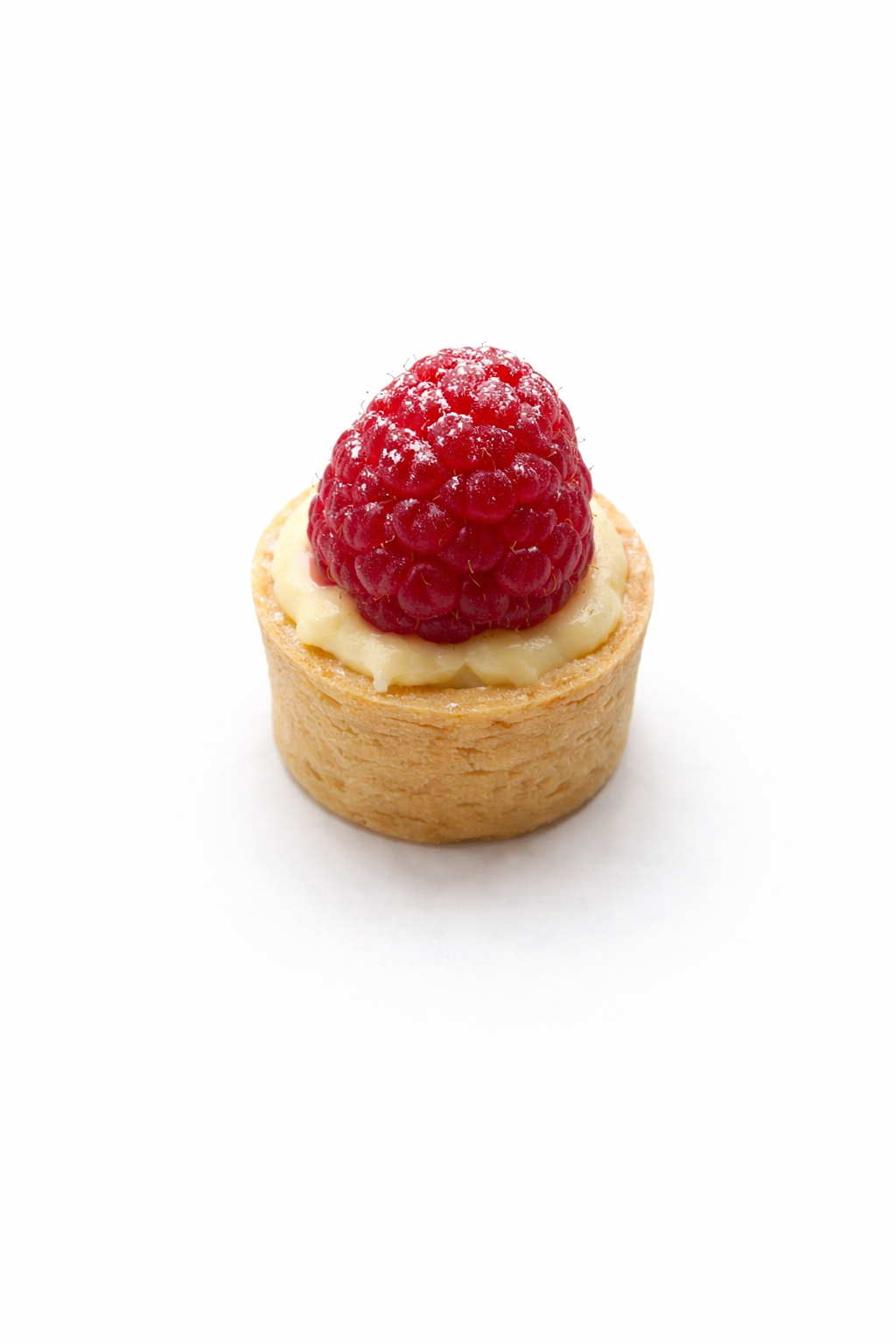 Mini tartelette framboise sur lit fondant — lot de 10